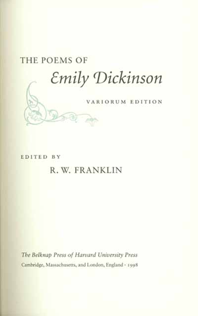 emily dickinson poem 1096