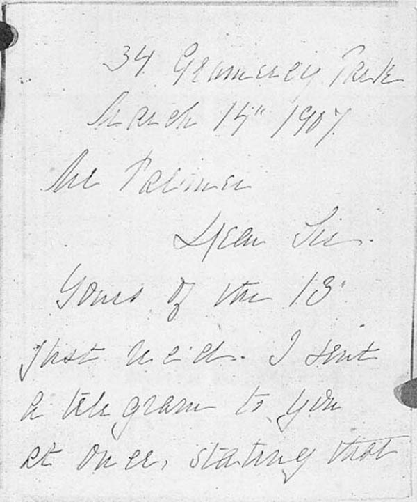 Palmer Letter